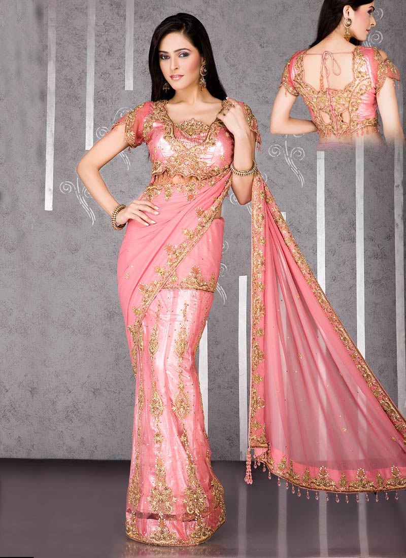 Saree style formal dresses