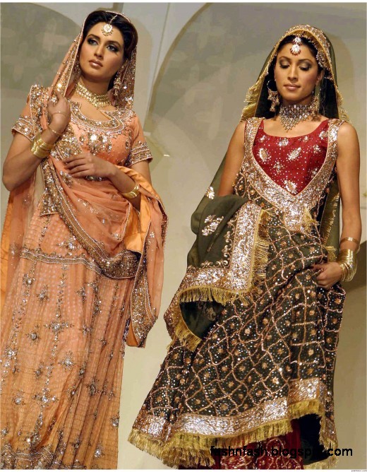 Indian-Pakistani-Bridal-Wedding-Dresses-Bridal-Saree-Lehenga-Gharara-Dress-6