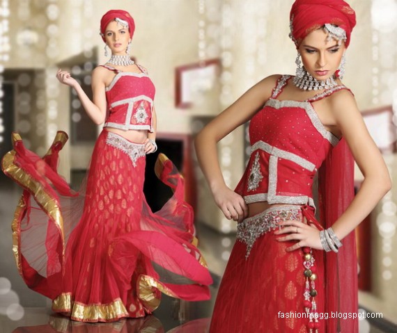 Indian-Pakistani-Beautiful-Bridal-wedding-Dress-Collection-2012-2013-Bridal-Saree-Lehanga-3