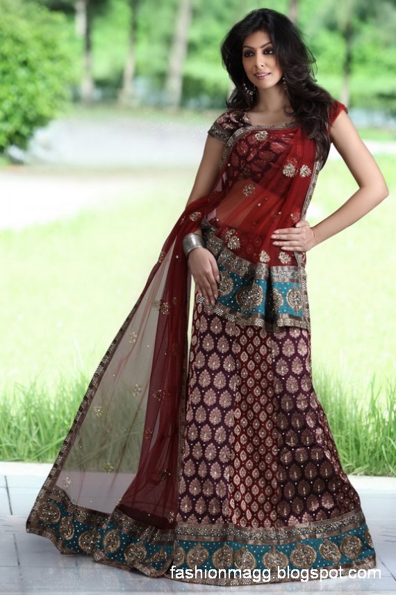 Indian-Pakistani-Beautiful-Bridal-wedding-Dress-Collection-2012-2013-Bridal-Saree-Lehanga-8