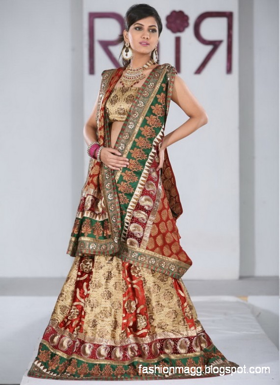 Indian-Pakistani-Beautiful-Bridal-wedding-Dress-Collection-2012-2013-Bridal-Saree-Lehanga-9