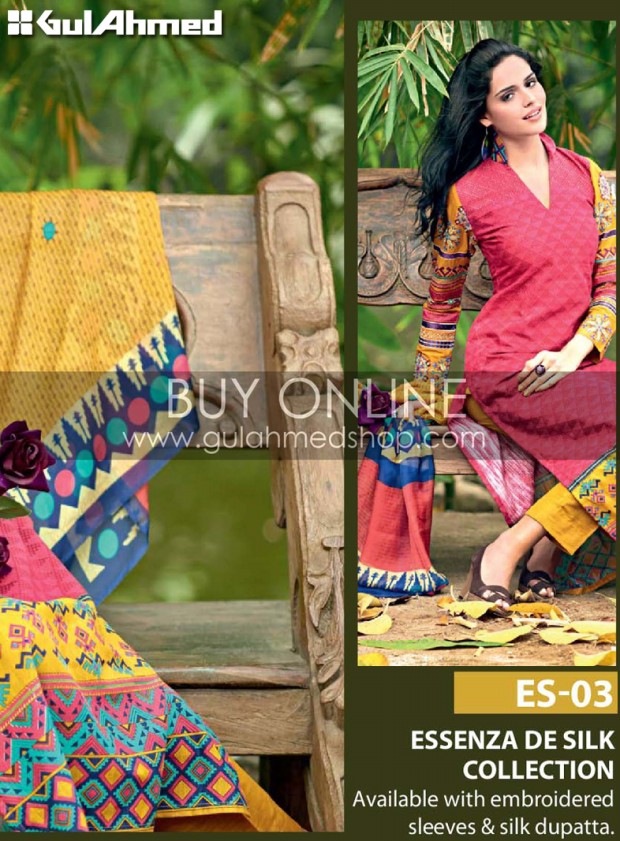 Gul Ahmed Winter Dress Designs Collection 2012-2013-Gul Ahmed Clothes Fashion-Idea by Gul Ahmed7