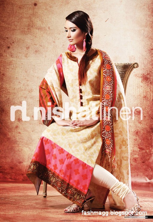 Nishat-Linen-Winter-Dresses-Collection-2013-Nishat-Linen-Fancy-Frocks-Shalwar-Kamiz-0