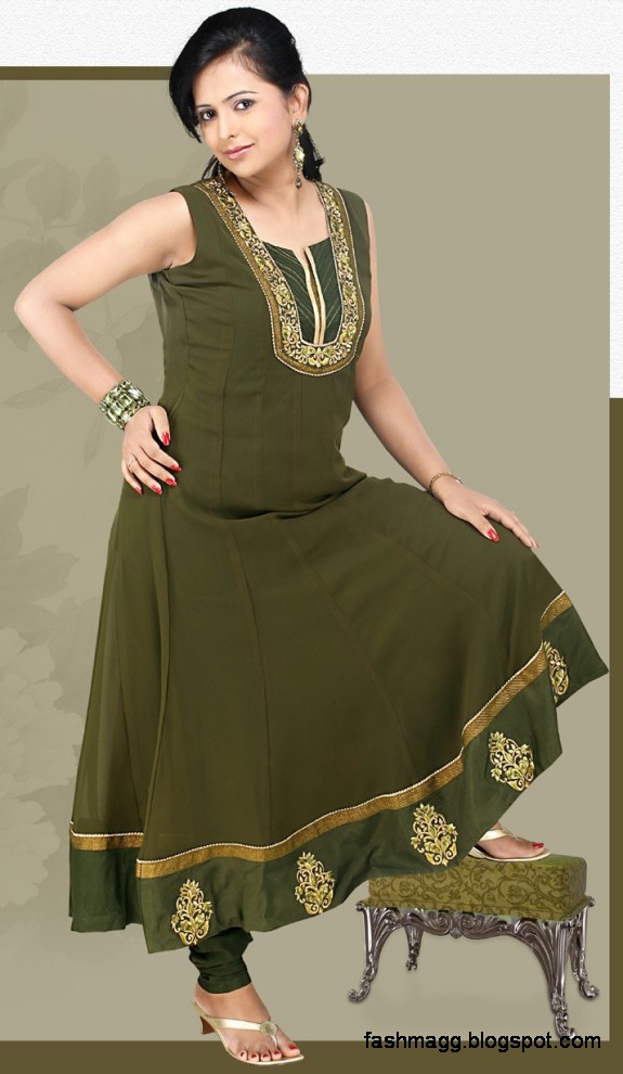 Anarkali Frocks Indian-Pakistani Anarkali Shalwar-Kameez New Fashion Dress Designs Collection 2013-3