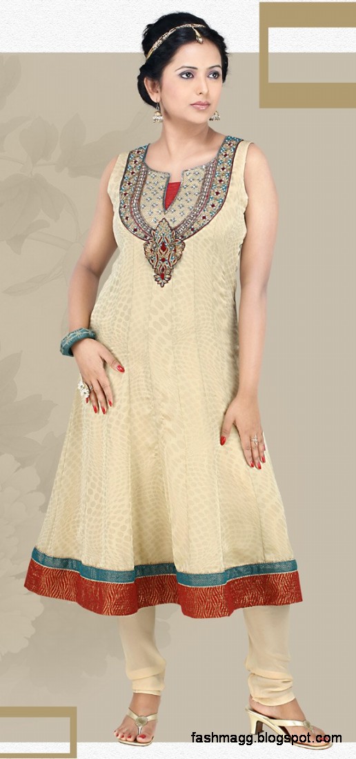 Anarkali Frocks Indian-Pakistani Anarkali Shalwar-Kameez New Fashion Dress Designs Collection 2013-5