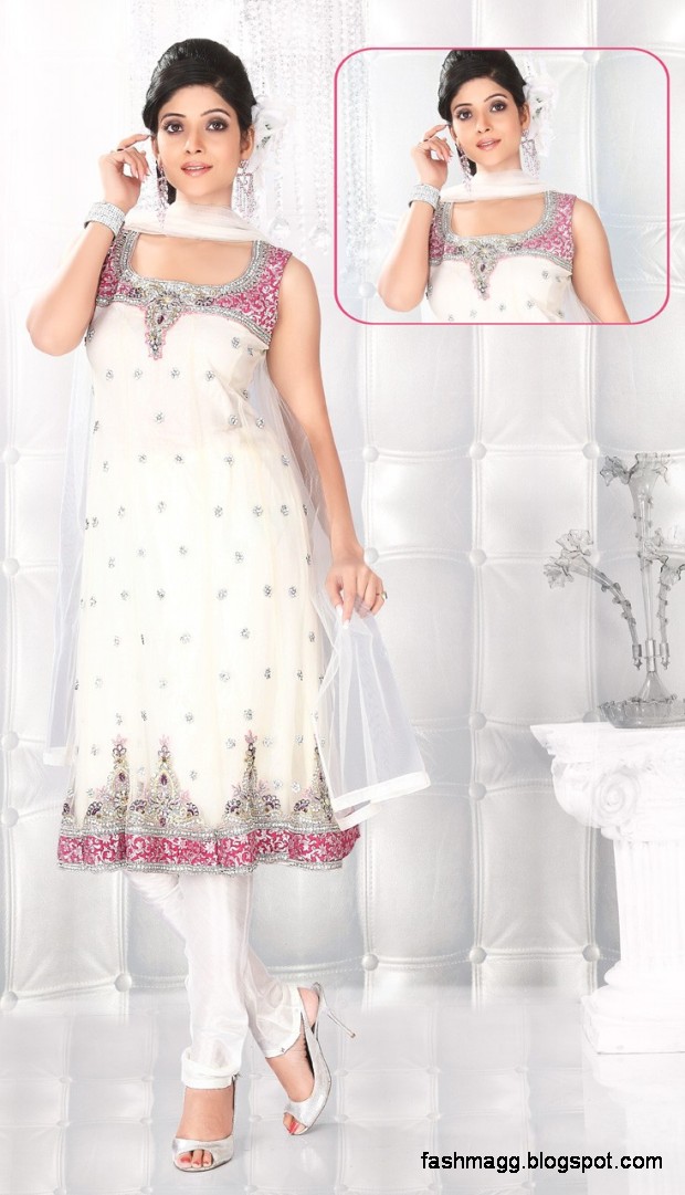Anarkali Umbrella Frocks-Indian-Pakistani Fancy Frocks Latest New Dress Designs Collection 2013-3