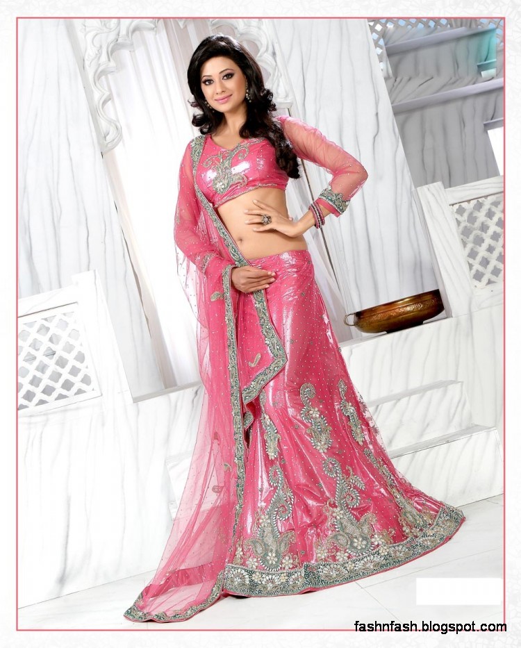 Bridal-Brides-Wedding-Dress-Beautiful-Indian-Bridal-Valima-Lehanga-Choli-Collection-5
