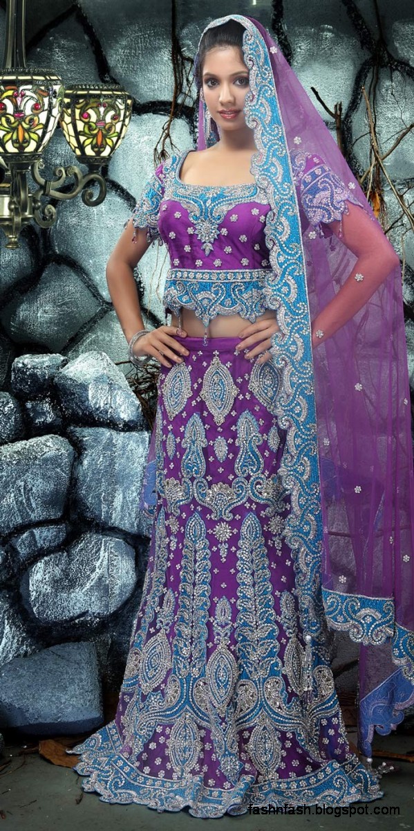 Bridal-Brides-Wedding-Dress-Beautiful-Indian-Bridal-Valima-Lehanga-Choli-Collection-8