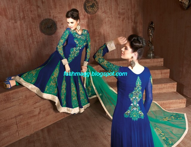 Anarkali-Fancy-Bridal-Wedding-Wear-Frocks-Dress-New-Fashionable-Designs-Collection-2