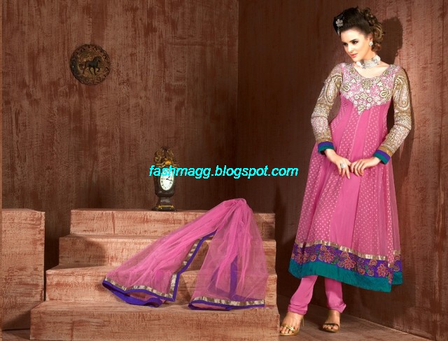 Anarkali-Fancy-Bridal-Wedding-Wear-Frocks-Dress-New-Fashionable-Designs-Collection-7