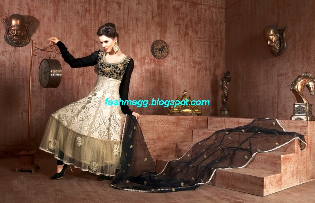 Anarkali-Fancy-Bridal-Wedding-Wear-Frocks-Dress-New-Fashionable-Designs-Collection-