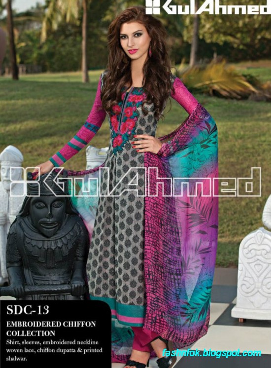 Gul-Ahmed-Lawn-Summer-Spring-New-Fashionable-Dress-Designs-Collection-2013-6
