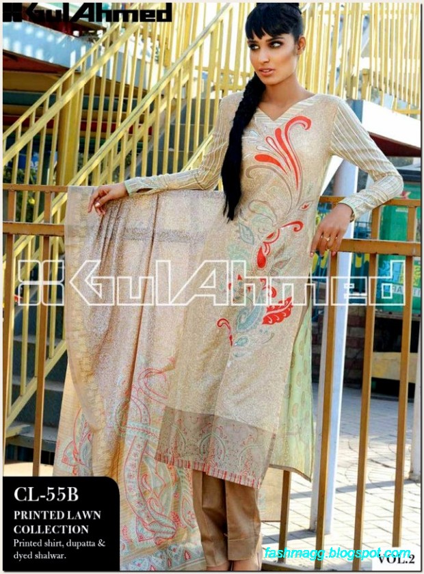 Gul-Ahmed-Lawn-Vol-2-Spring-Summer-New-Fashionabe-Clothes-Dress-Designs-Collection-2013-11