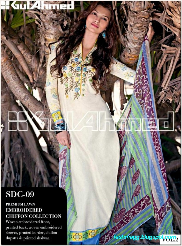 Gul-Ahmed-Lawn-Vol-2-Spring-Summer-New-Fashionabe-Clothes-Dress-Designs-Collection-2013-2