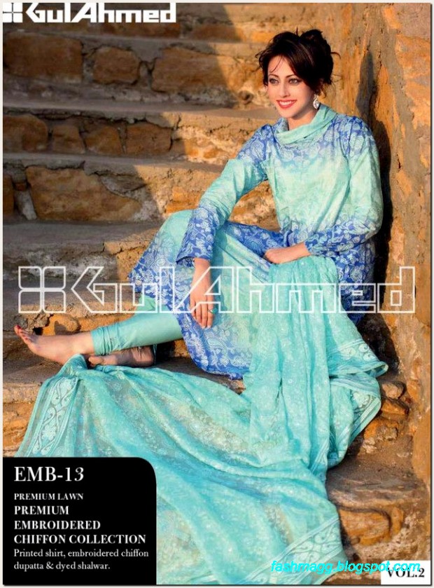 Gul-Ahmed-Lawn-Vol-2-Spring-Summer-New-Fashionabe-Clothes-Dress-Designs-Collection-2013-8