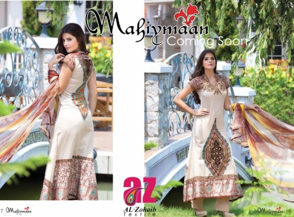 Mahiymaan-Lawn-Collection-2013-By-Al-Zohaib-Textiles-New-Latest-Fashionable-Clothes-3