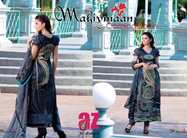 Mahiymaan-Lawn-Collection-2013-By-Al-Zohaib-Textiles-New-Latest-Fashionable-Clothes-9