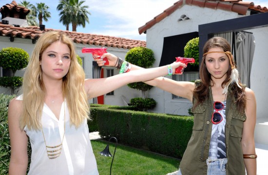 Ashley-Benson-and-Troain-Bellisario-at-Guess-Hotel-pool-party-in-Palm-Springs-Pictures-