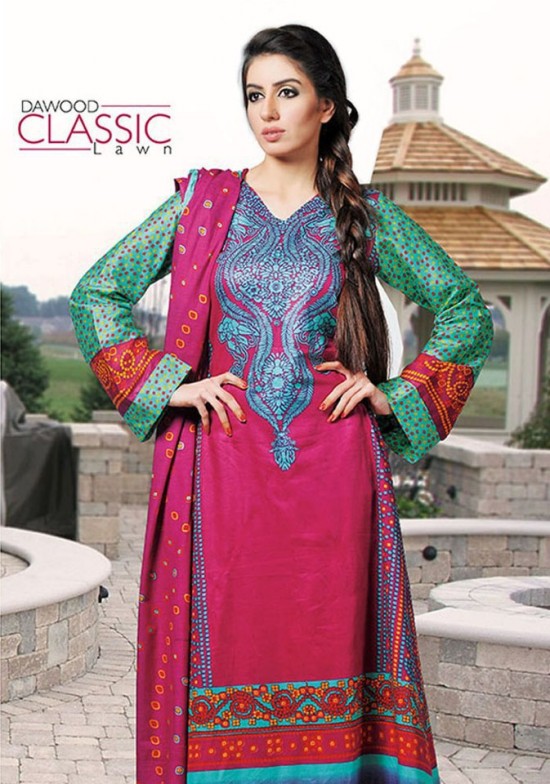 Dawood-Textile-Classic-Lawn-Collection-2013-New-Latest-Fashionable-Clothes-Dresses-11