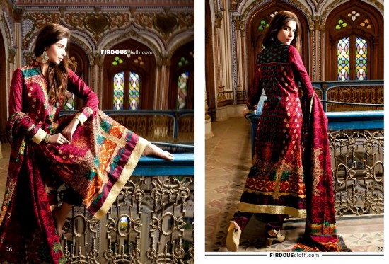 Firdous-Lawn-New-Latest-Fashionable-Designs-Exclusive-Springs-Summer-Collection-2013-14