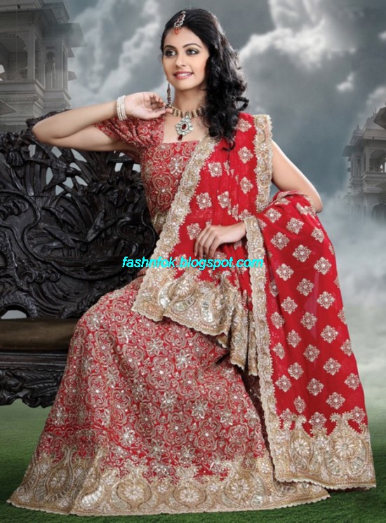 Indian-Beautiful-Bridal-Lehenga-Choli-Dress-for-Brides-Wear-New-Fashionable-Dress-Design-2013-5