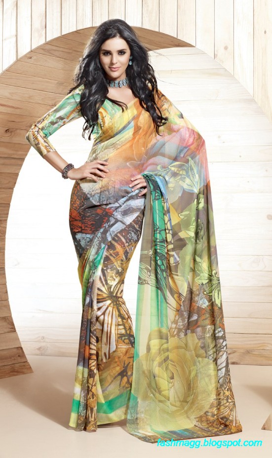 Printed-Saree-Indian-Pakistani-Beautiful-New-Fashionable-Sari-Collection-2013-5