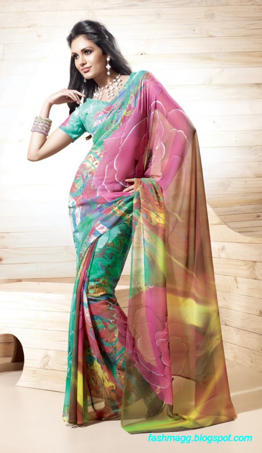 Printed-Saree-Indian-Pakistani-Beautiful-New-Fashionable-Sari-Collection-2013-7