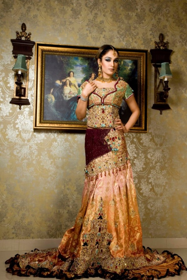 Bridal-Wedding Brides Wear Dress Traditions and Contemporary Collection 2013 by Zahra Gardezi1