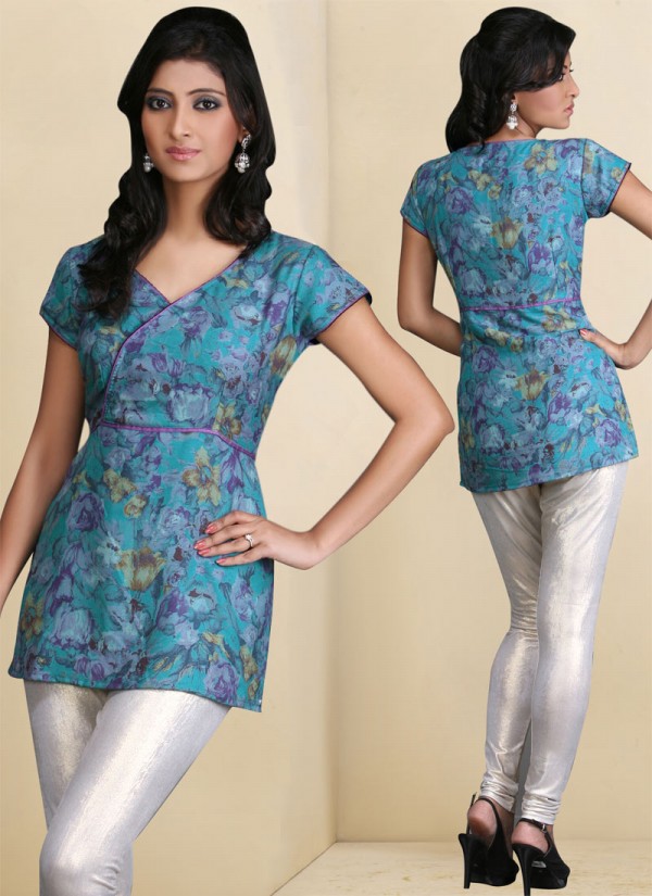 Indian-Trendy-Style-Tunic-Kurti-Designs-2013-Indian-Tunic-Kurti's-Fashionable-Dress-10