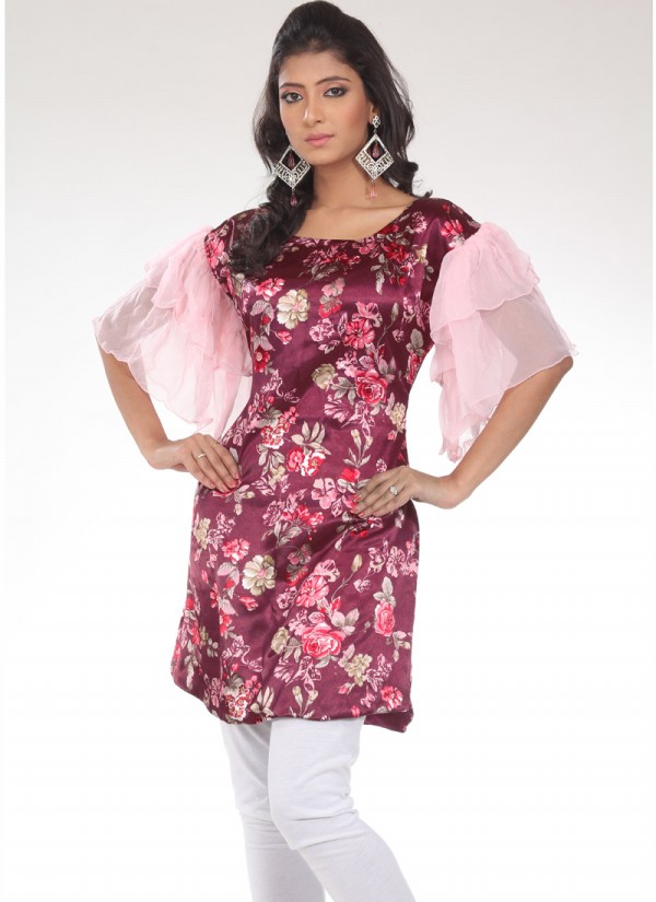 Indian-Trendy-Style-Tunic-Kurti-Designs-2013-Indian-Tunic-Kurti's-Fashionable-Dress-6