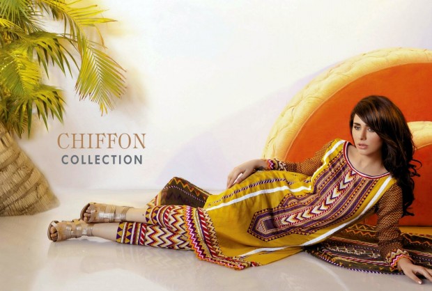 Firdous-Chiffon-Summer-Lawn-Collection-2013-Long-Shirt-with-Short-Tight-Trouser-