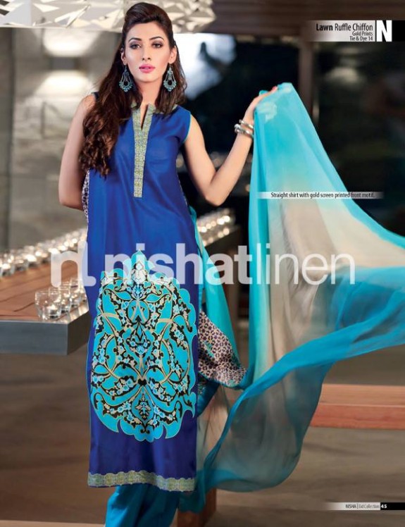 Nisha-New-Eid-Lawn-Summer-Lawn-Prints-Suits-Latest-Collection-2013-by-Nishat-Linen-1