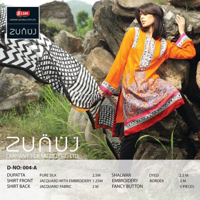 Beautiful-Cute-Girls-Models-Wear-Summer-Eid-Dress-Collection-2013-Lakhani-Silk-Mills-17