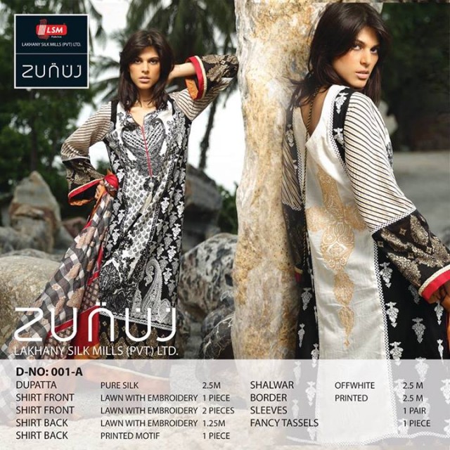 Beautiful-Cute-Girls-Models-Wear-Summer-Eid-Dress-Collection-2013-Lakhani-Silk-Mills-18