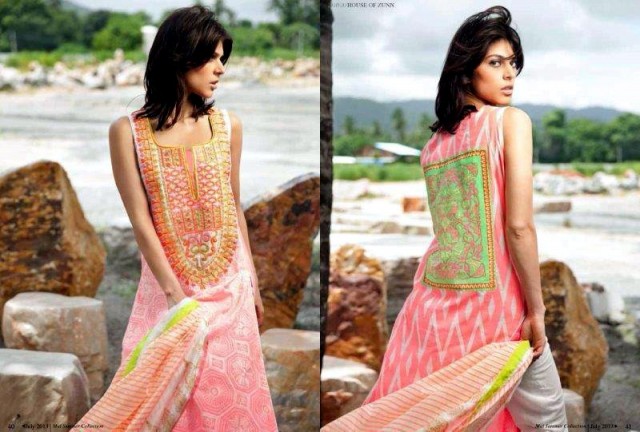 Beautiful-Cute-Girls-Models-Wear-Summer-Eid-Dress-Collection-2013-Lakhani-Silk-Mills-2