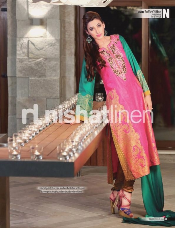 Nishat-Linen-Eid-Dress-Collection-2013-Pret-Ready-to-Wear -Lawn-Ruffle-Chiffon-for-Girls-Womens-4