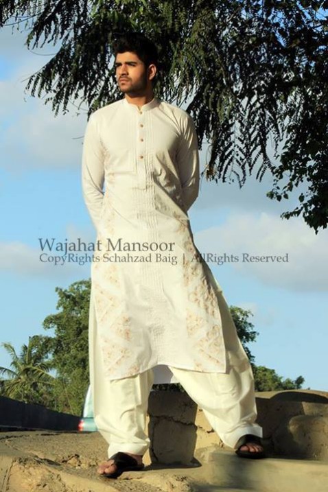 Wajahat-Mansoor-Latest-Summer-Eid-Kurta-Pajama-Salwar-Kameez-Collection-2013-Mens-Boys-12