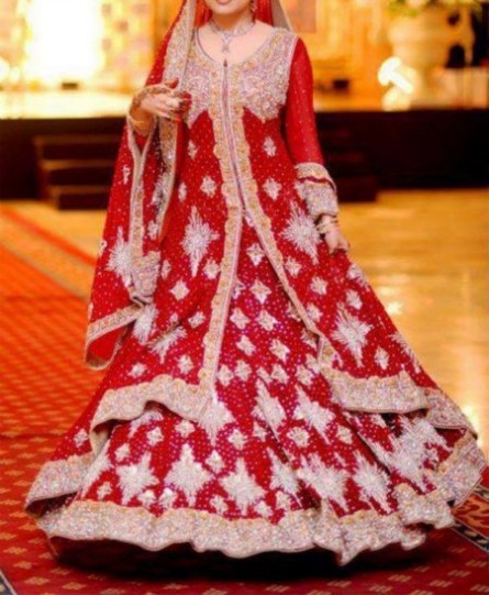 Beautiful-Indian-Pakistani-Girls-Bridal-Walima-Dresses-Trend-2013-2014-15