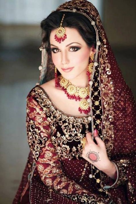 Beautiful-Indian-Pakistani-Girls-Bridal-Walima-Dresses-Trend-2013-2014-8