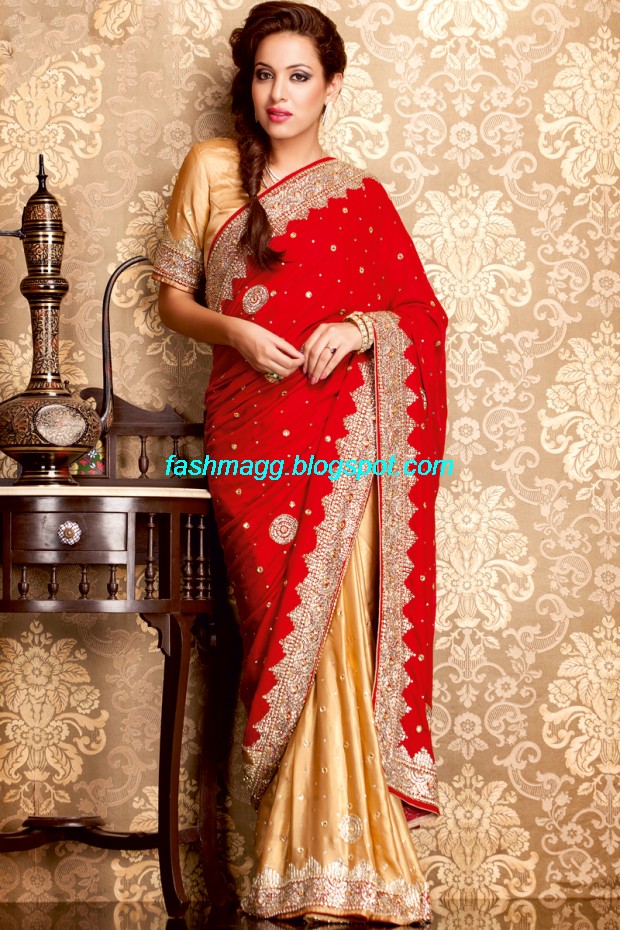 Bridal-Wedding-Wear-Sari-Lehenga-Choli-Latest-Brides-Outfit-for-Girls-Women-2013-1