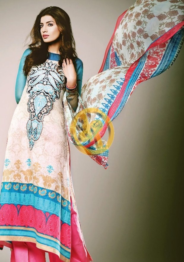 Dawood-Textile-Girls-Women-Printed-Lawn-Prints-Fashion-Suits-Kuki-Concepts-Fall-Winter-Collection 2013-14-1