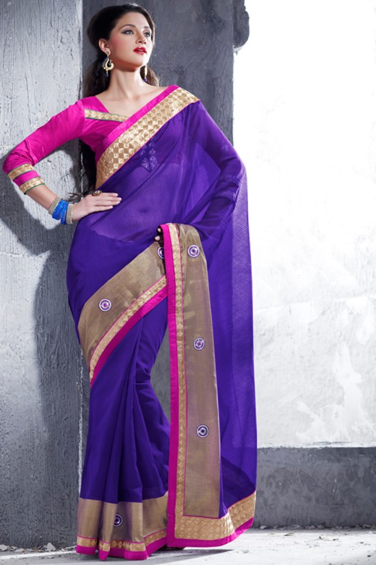 Indian-Brides-Bridal-Wedding-Party-Wear-Embroidered-Saree-Design-New-Fashion-Reception-Sari-14