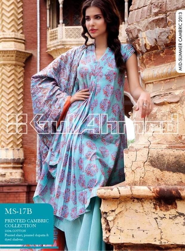 Mid-Summer-Cambric-Collection-2013-Gul-Ahmed-Printed-Embroidered-Fashionable-Dress-for-Girls-Women-6