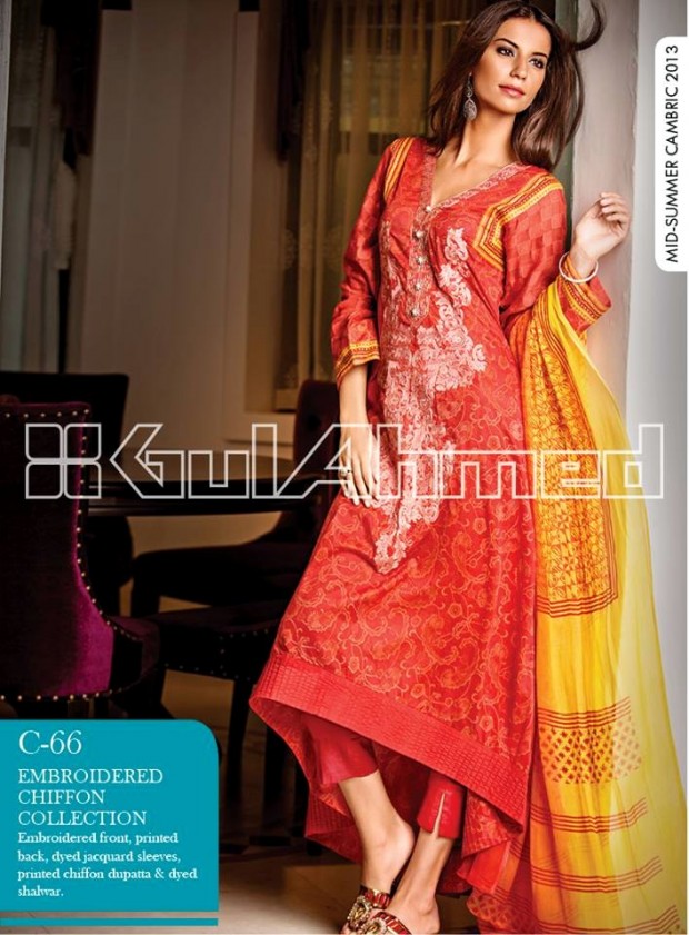 Mid-Summer-Cambric-Collection-2013-Gul-Ahmed-Printed-Embroidered-Fashionable-Dress-for-Girls-Women-7