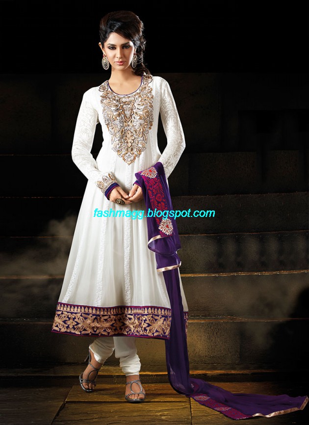New-Designers-Anarkali-Frock-Churidar-Salwar-Kameez-Latest-Fashion-Dress-2013-13
