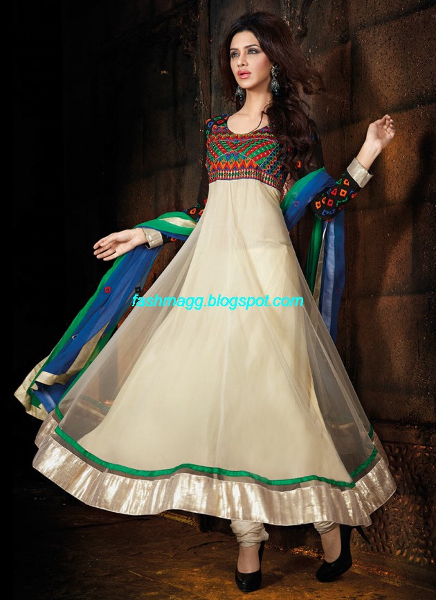 New-Designers-Anarkali-Frock-Churidar-Salwar-Kameez-Latest-Fashion-Dress-2013-8