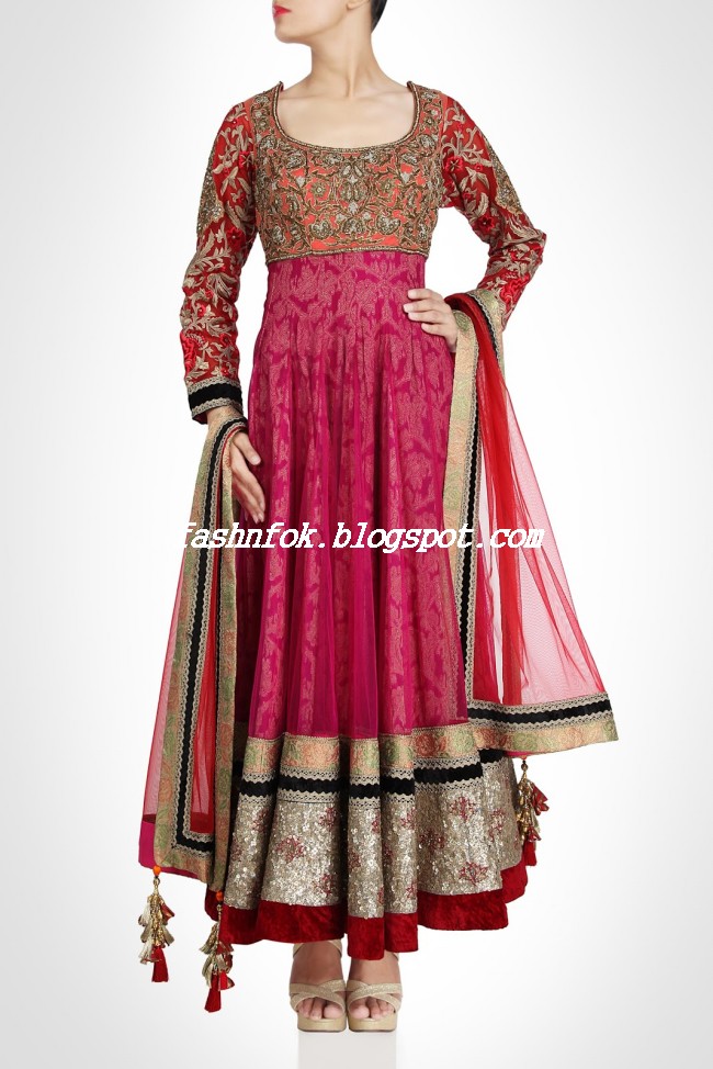 Amazing-Bridal-Wear-Indian-Fashionable-Dress-Designs-for-Cute-Girls-10