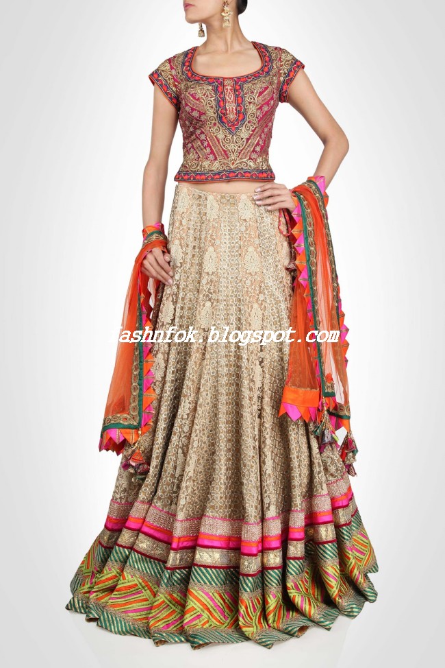 Amazing-Bridal-Wear-Indian-Fashionable-Dress-Designs-for-Cute-Girls-13