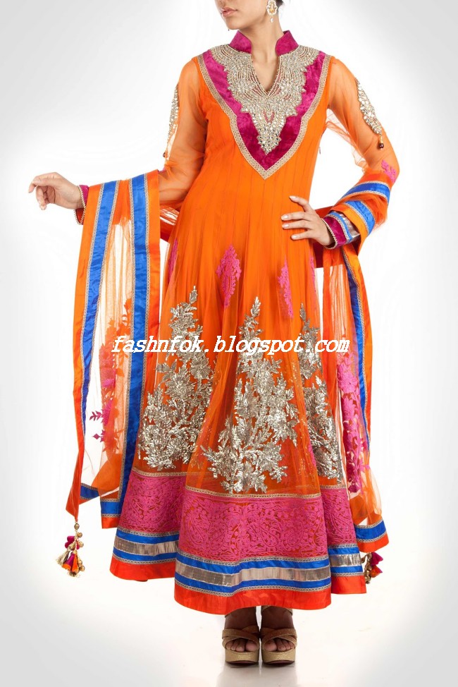 Amazing-Bridal-Wear-Indian-Fashionable-Dress-Designs-for-Cute-Girls-8