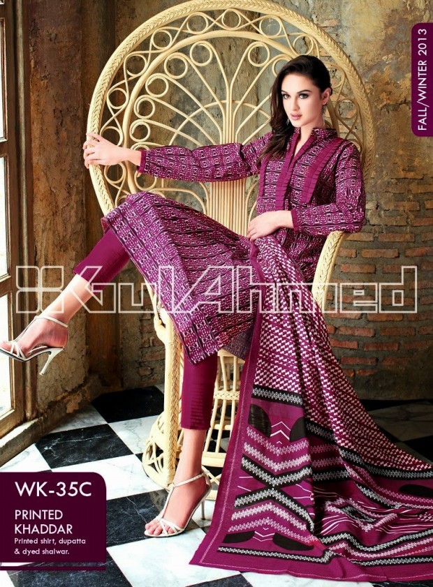 Beautiful-Cute-Girls-New-Fashionable-Dress-Design-by-Gul-Ahmed-Fall-Winter-Collection-2013-14-10